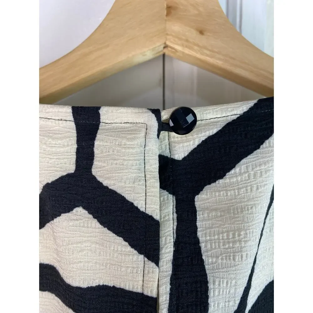 Tabitha Women's Petite 8P Cream Black Sequin Sleeveless Sheath Dress * - Picture 6 of 9